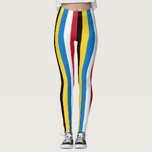 Nationale vlag van Antigua en Barbuda gestript Leggings