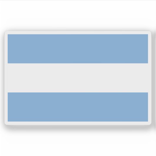 Nationale vlag van Argentinië (1812-1818) Sticker (Voorkant)