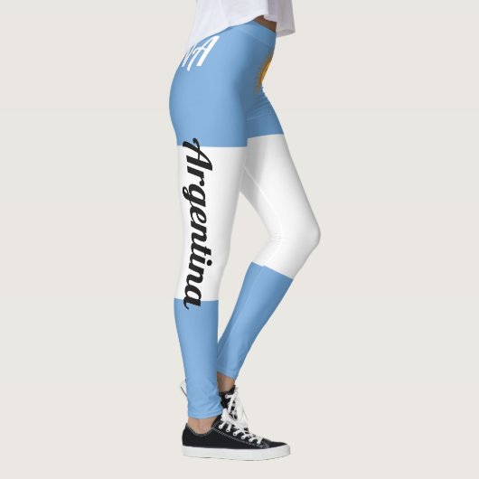 Nationale vlag van Argentinië aanpassen Leggings (Rechts)