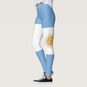 Nationale vlag van Argentinië aanpassen Leggings (Links)