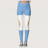 Nationale vlag van Argentinië aanpassen Leggings (Voorkant)
