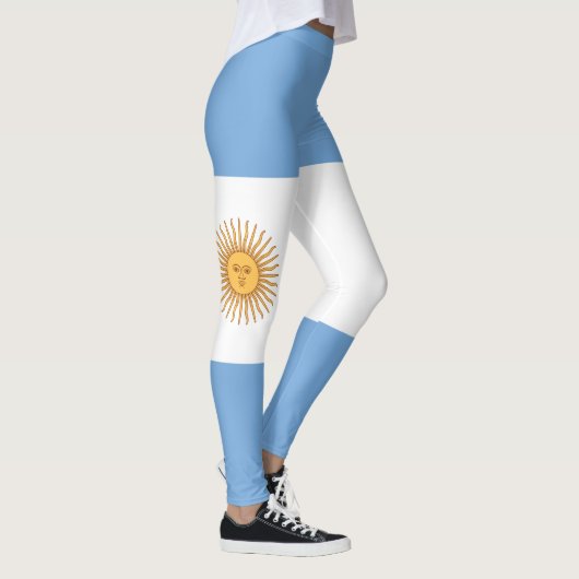 Nationale vlag van Argentinië aanpassen Leggings (Rechts)