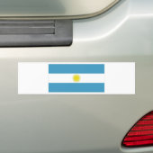 Nationale vlag van Argentinië Bumpersticker (Op auto)