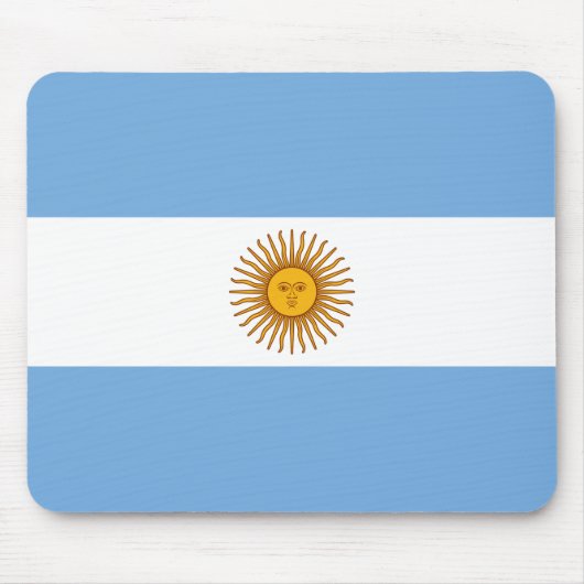 Nationale vlag van Argentinië Muismat (Voorkant)