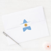 Nationale vlag van Argentinië Ster Sticker (Envelop)