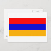 Nationale vlag van Armenië Briefkaart (Voorkant / Achterkant)