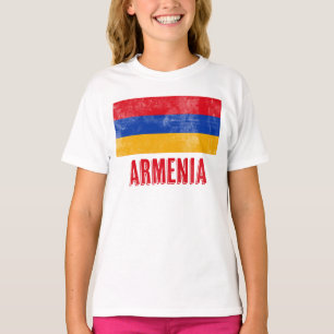 Nationale vlag van Armenië (Grunge Kijk) T-shirt