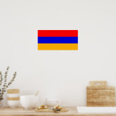 Nationale vlag van Armenië Poster (Keuken)