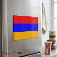 Nationale vlag van Armenië Rechthoekige magneet 