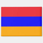 Nationale Vlag van Armenië Rectangle magneet (Voorkant)