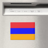 Nationale Vlag van Armenië Rectangle magneet (Insitu (Vaatwasser))