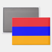 Nationale Vlag van Armenië Rectangle magneet (Voorkant / Achterkant)