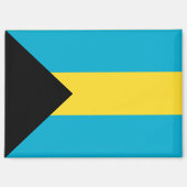 Nationale vlag van Bahama's Rectangle magneet (Voorkant)