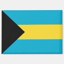 Nationale vlag van Bahama's Rectangle magneet