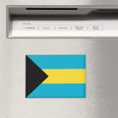 Nationale vlag van Bahama's Rectangle magneet (Insitu (Vaatwasser))