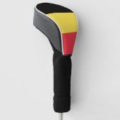 Nationale vlag van België Golfheadcover (Schuin)