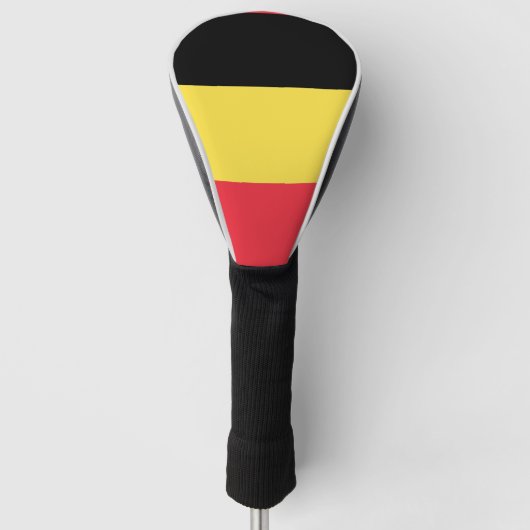 Nationale vlag van België Golfheadcover (Voorkant)