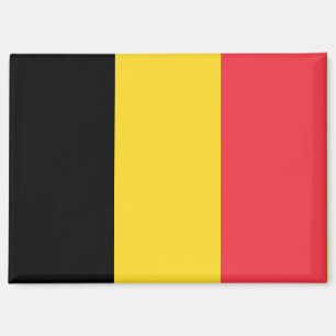 Nationale Vlag van België Rectangle Magnet