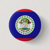 Nationale vlag van Belize Ronde Button 3,2 Cm (Voorkant)