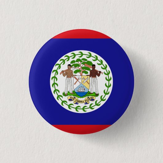 Nationale vlag van Belize Ronde Button 3,2 Cm (Voorkant)