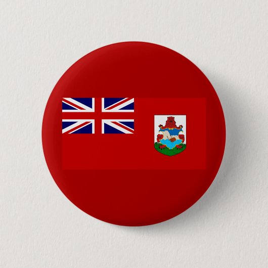 Nationale vlag van Bermuda Ronde Button 5,7 Cm (Voorkant)