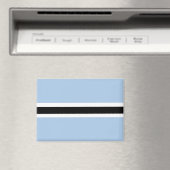 Nationale vlag van Botswana Rectangle magneet (Insitu (Vaatwasser))