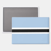 Nationale vlag van Botswana Rectangle magneet (Voorkant / Achterkant)