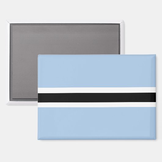 Nationale vlag van Botswana Rectangle magneet (Voorkant / Achterkant)