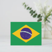 Nationale vlag van Brazilië Briefkaart (Staand voorkant)