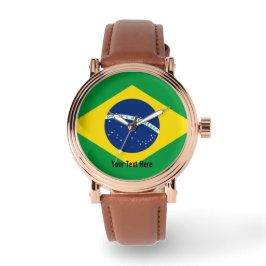 Nationale vlag van Brazilië Horloge