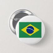 Nationale vlag van Brazilië Ronde Button 5,7 Cm (Voorkant /achterkant)