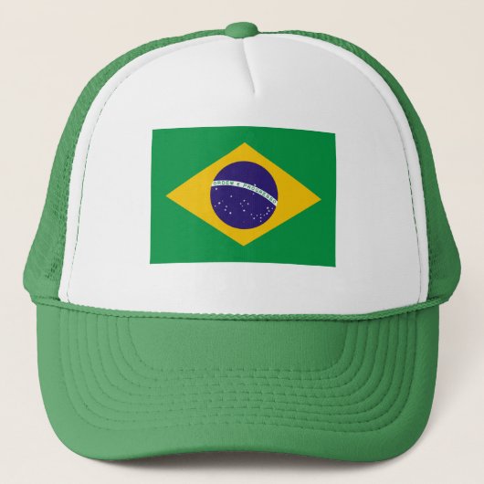 Nationale vlag van Brazilië Trucker Pet (Voorkant)