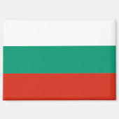 Nationale Vlag van Bulgarije Rectangle magneet (Voorkant)