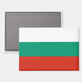 Nationale Vlag van Bulgarije Rectangle magneet (Voorkant / Achterkant)