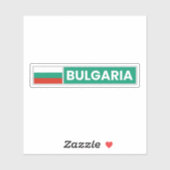Nationale vlag van Bulgarije Sticker (Vel)