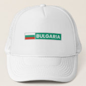 Nationale vlag van Bulgarije Trucker Pet (Voorkant)