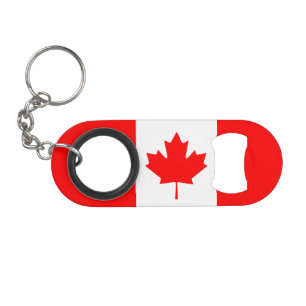 Nationale vlag van CANADA Sleutelhanger Flessenopener