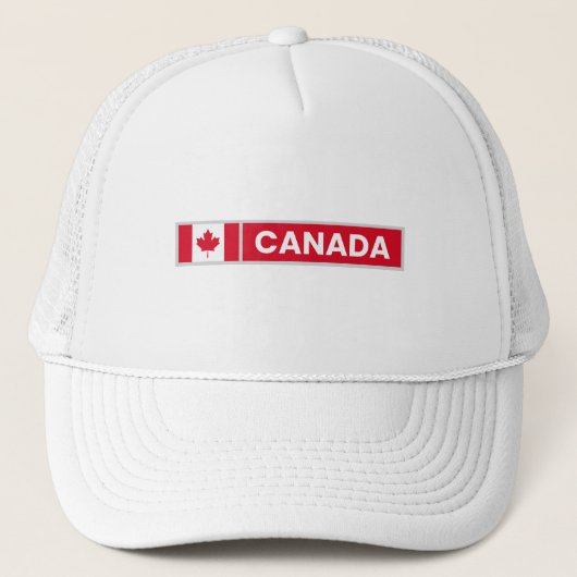 Nationale vlag van Canada Trucker Pet (Voorkant)