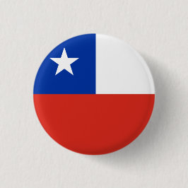 Nationale vlag van Chili Ronde Button 3,2 Cm