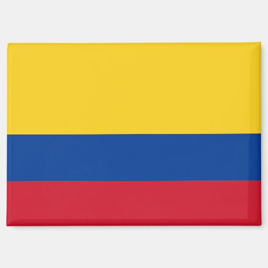 Nationale Vlag van Colombiaanse Rectangle magneet (Voorkant)