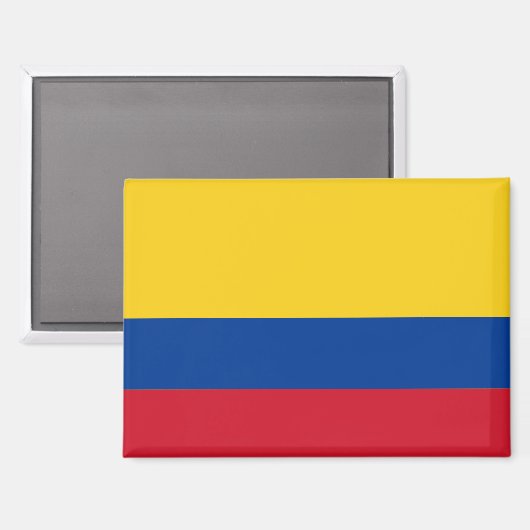 Nationale Vlag van Colombiaanse Rectangle magneet (Voorkant / Achterkant)