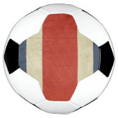Nationale vlag van Costa Rica Voetbal (Gedraaid)