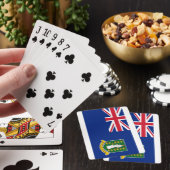 Nationale vlag van de Britse Maagdeneilanden Pokerkaarten (Insitu)