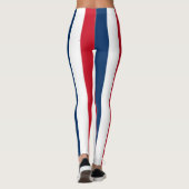 Nationale vlag van de Dominicaanse Republiek gestr Leggings (Achterkant)