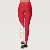 Nationale vlag van de Filipijnen Leggings (Achterkant)