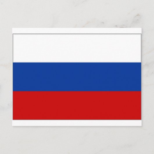Nationale vlag van de Russische Federatie Briefkaart (Voorkant)