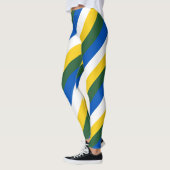 Nationale vlag van de Salomonseilanden gestript Le Leggings (Links)