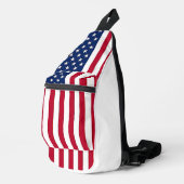 Nationale vlag van de Verenigde Staten Sling Bag (Rechterhoek)