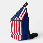 Nationale vlag van de Verenigde Staten van Amerika Sling Bag (Rechterhoek)