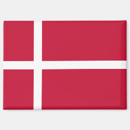 Nationale Vlag van Denemarken Rectangle magneet